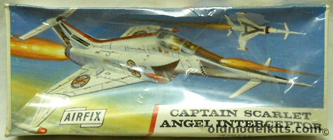 Airfix 1/100 Captain Scarlet Angel Interceptor from Captain Scarlet and the Mysterons, 256 plastic model kit